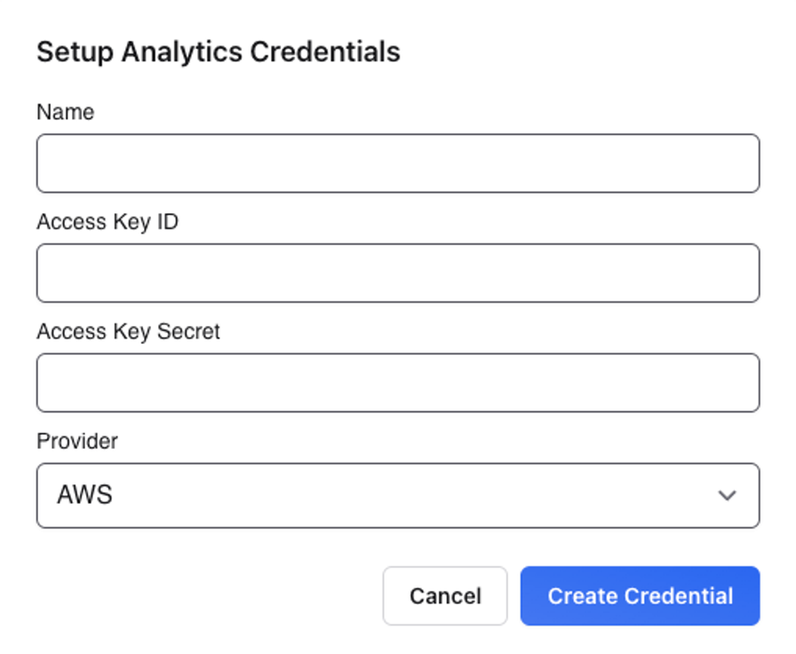 Crunchy Bridge for Analytics credentials