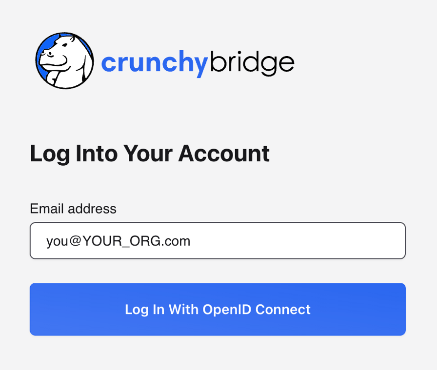 OpenID Connect login